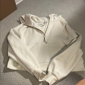 Lululemon Cream Scuba Hoodie